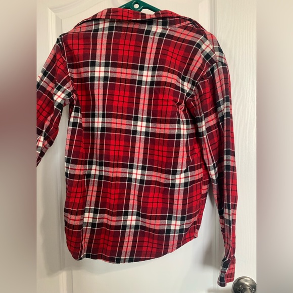 Boys Red, Black, and white Flannel - Picture 3 of 3